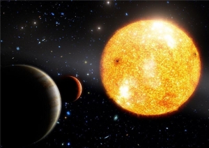 Взгляд художника на звезду HIP 11952 и ее две планеты (sciencedaily.com) Взгляд художника на звезду HIP 11952 и ее две планеты (sciencedaily.com)
