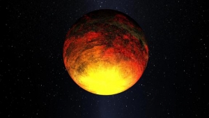 Взгляд художника на планету Kepler-10b (space.com)
