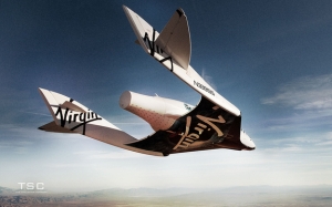 SpaceShipTwo на бреющем полете (space.com) SpaceShipTwo на бреющем полете (space.com)