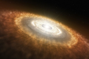 Диск пыли и газа около Солнца - стандартное место рождения планет (wustl.edu)