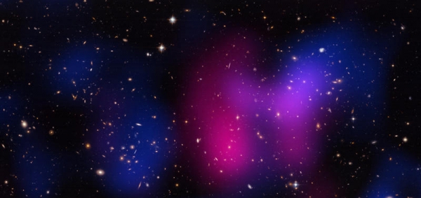 Скопление на расстоянии 5.2 миллиардов световых лет от Земли (chandra.harvard.edu) Скопление на расстоянии 5.2 миллиардов световых лет от Земли (chandra.harvard.edu)