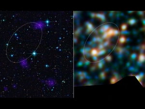 Интересно, где тут астрономы нашли полосу галактик? (nasa.gov) Интересно, где тут астрономы нашли полосу галактик? (nasa.gov)