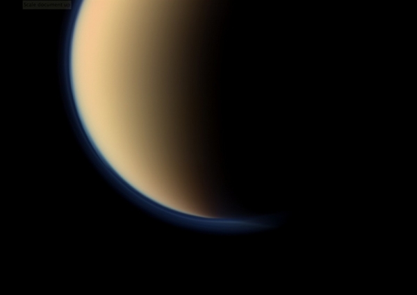 Южный полюс Титана (space.com)