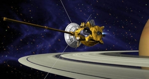 Взгляд художника на зонд Кассини на орбите (nasa.gov) Взгляд художника на зонд Кассини на орбите (nasa.gov)