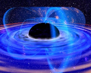 Рисунок черной дыры и ее аккреционного диска (wikipedia.org)