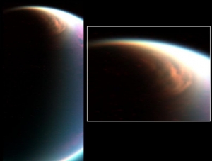 Вихрь на полюсе Титана (wikipedia.org)