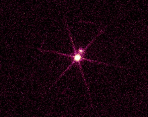 Рентгеновские лучи двойной звезды Сириус (wikipedia.org) Рентгеновские лучи двойной звезды Сириус (wikipedia.org)