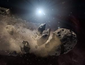 Разрушение астероида (newscientist.com) Разрушение астероида (newscientist.com)