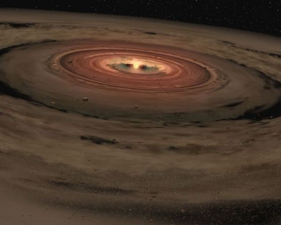 Газ, вращающийся вокруг звезды (изображение - https://www.nasa.gov/) Газ, вращающийся вокруг звезды (изображение - https://www.nasa.gov/)