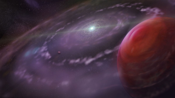 Рисунок системы HR 8799 (space.com) Рисунок системы HR 8799 (space.com)