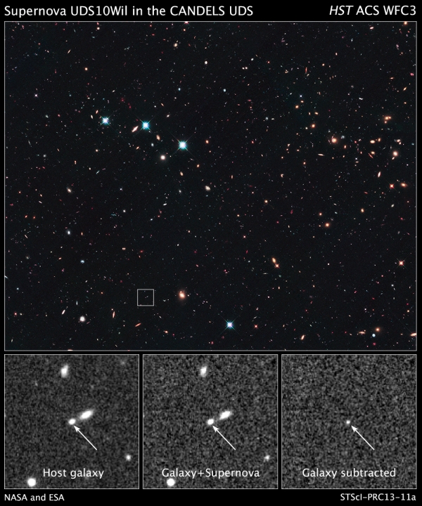 Сверхновая SN UDS10Wil (hubblesite.org) Сверхновая SN UDS10Wil (hubblesite.org)