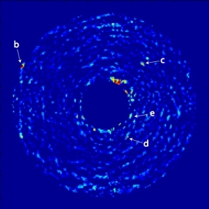 Снимок планет звезды HR 8799 (universetoday.com)