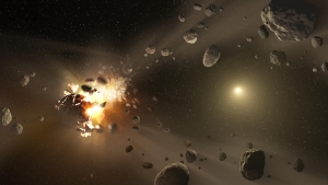 Разрушение астероида (universetoday.com)