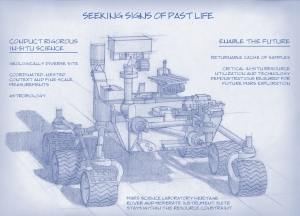 На наброске видно, что внешне новый аппарат очень похож на Curiosity (space.com) На наброске видно, что внешне новый аппарат очень похож на Curiosity (space.com)
