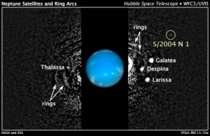 Луна в системе Нептуна (hubblesite.org) Луна в системе Нептуна (hubblesite.org)