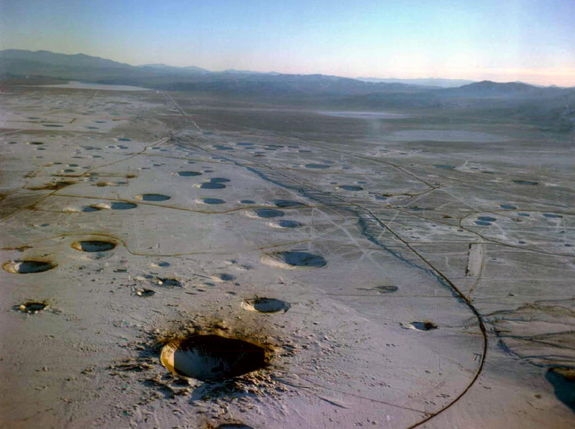 Пустыня-полигон в Неваде (space.com)