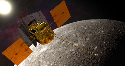 «Мессенджер» над Меркурием (Изображение — nasa.gov) «Мессенджер» над Меркурием (Изображение — nasa.gov)