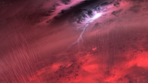 Рисунок дождя на коричневом карлике (space.com)