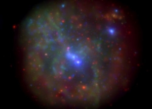 Снимок центра Млечного пути в рентгеновском диапазоне (phys.org)