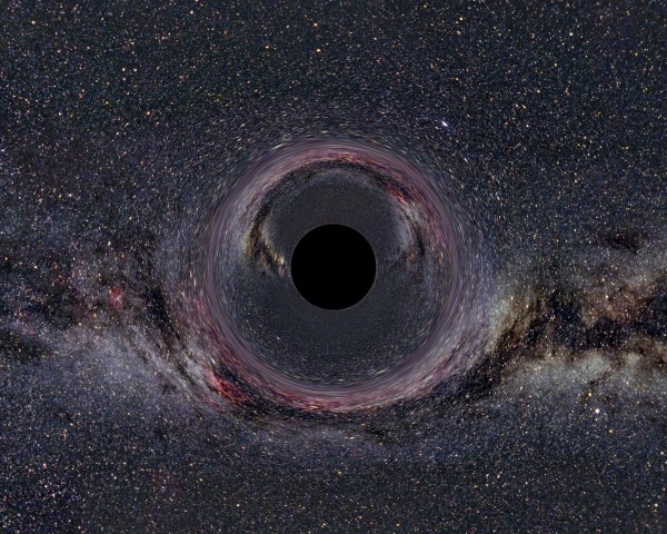 Предполагаемый классический вид горизонта событий черной дыры (scienceblogs.com)