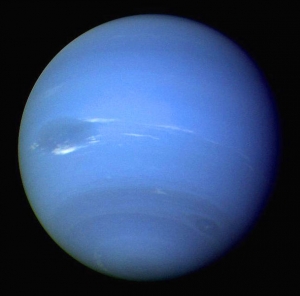 Нептун, изображение получено Вояджером (wikipedia.org)