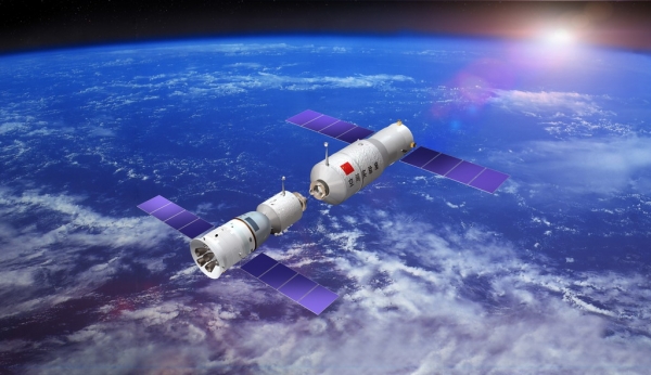 Возможная стыковка китайских аппаратов (space.com) Возможная стыковка китайских аппаратов (space.com)