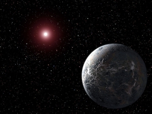 Планета OGLE-2005-BLG-390Lb (температура около −220 °C). Планета находится на расстоянии 20 000 световых лет от Земли (wikipedia.org)